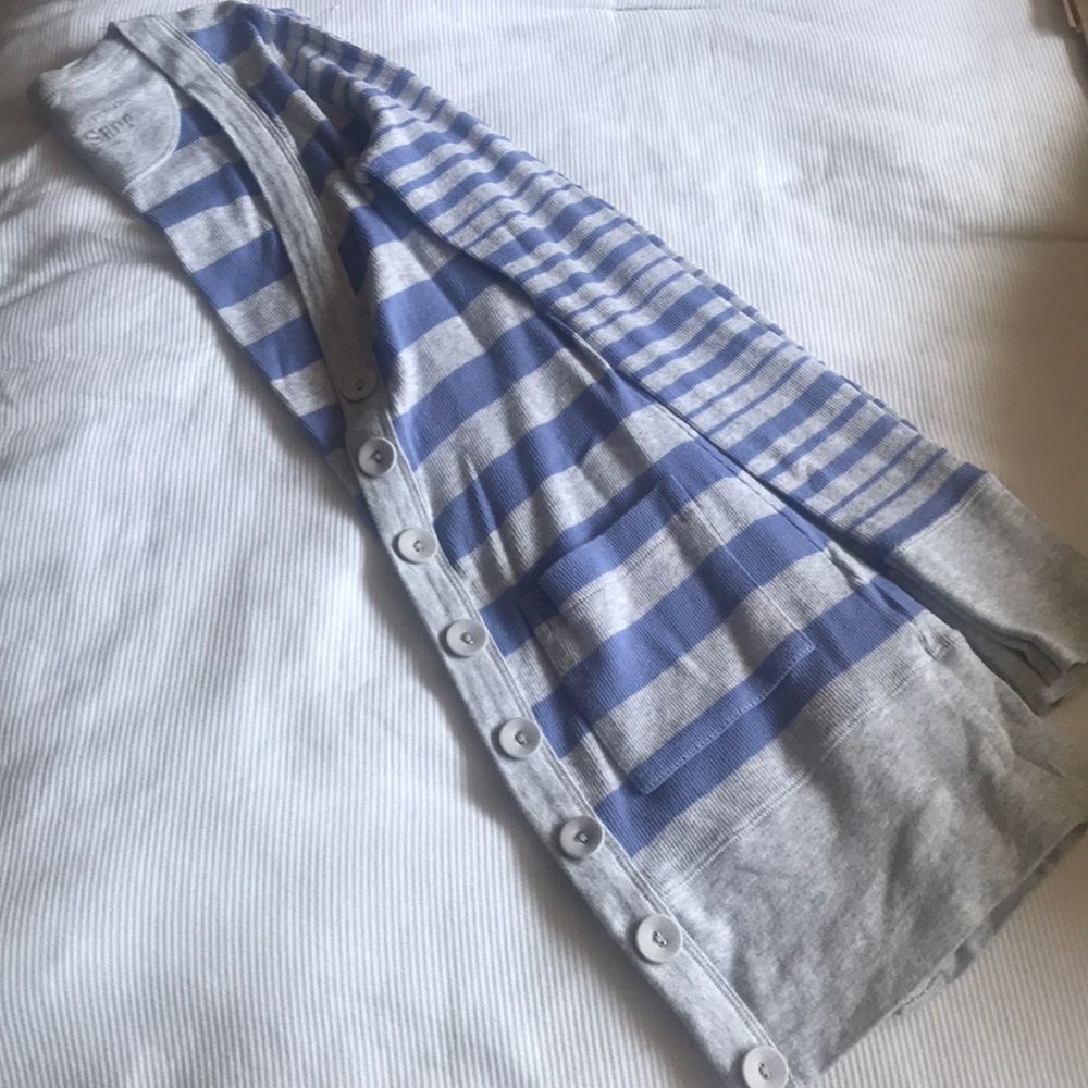 Blue and Grey Victoria’s Secret Cotton Cardi